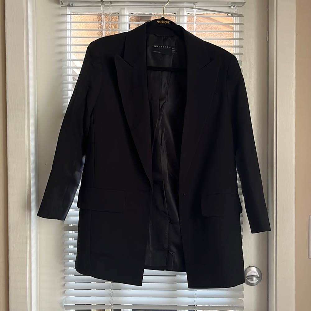 Asos women’s oversized blazer black